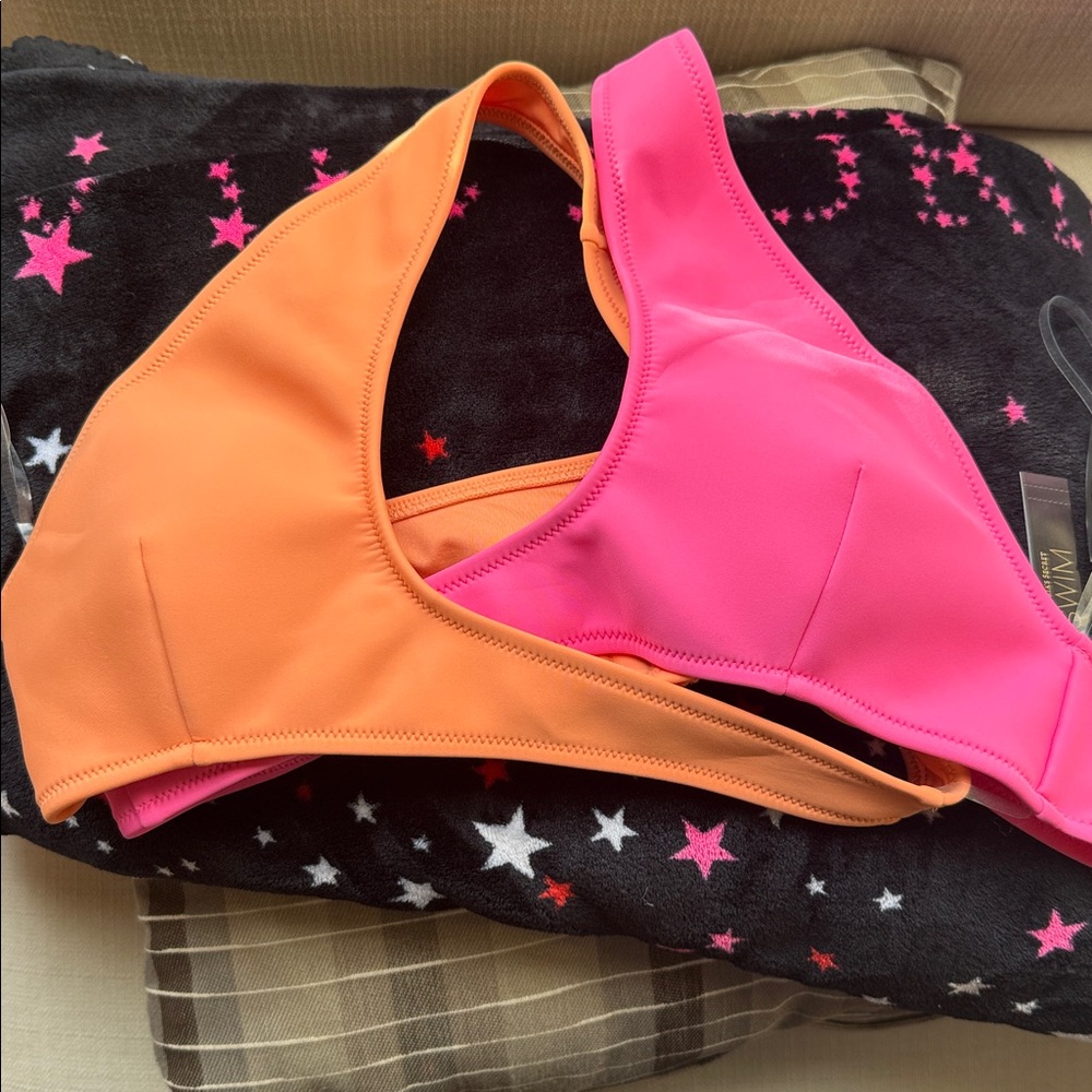 Victoria's Secret Pink and Orange Bikini - Picture 2 of 7